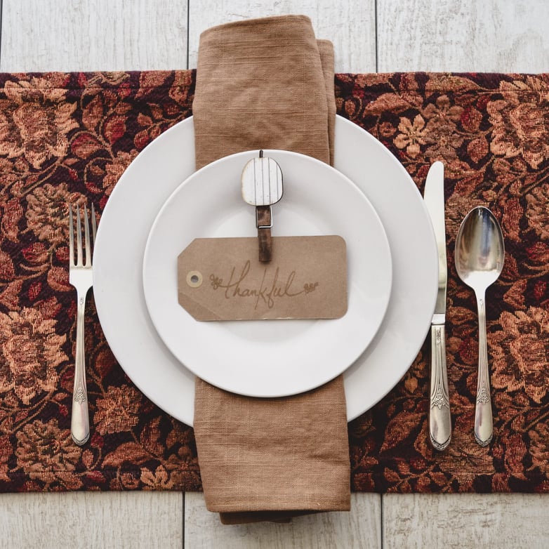 Feeling thankful place setting