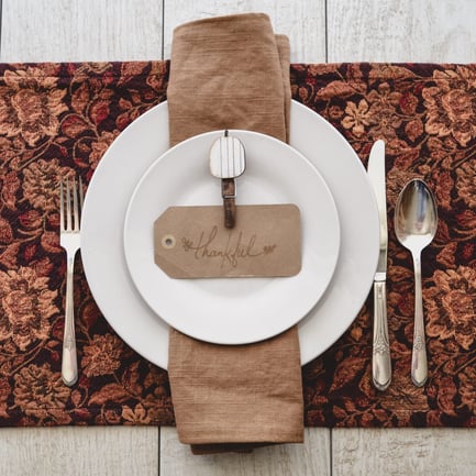 thankful place setting